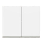 Alacena 80 cm 2 Puertas Marrón/Blanco Glamy Madesa
