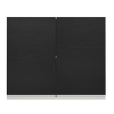 Alacena Gabinete Superior Madesa Glamy 80cm Blanco/Negro