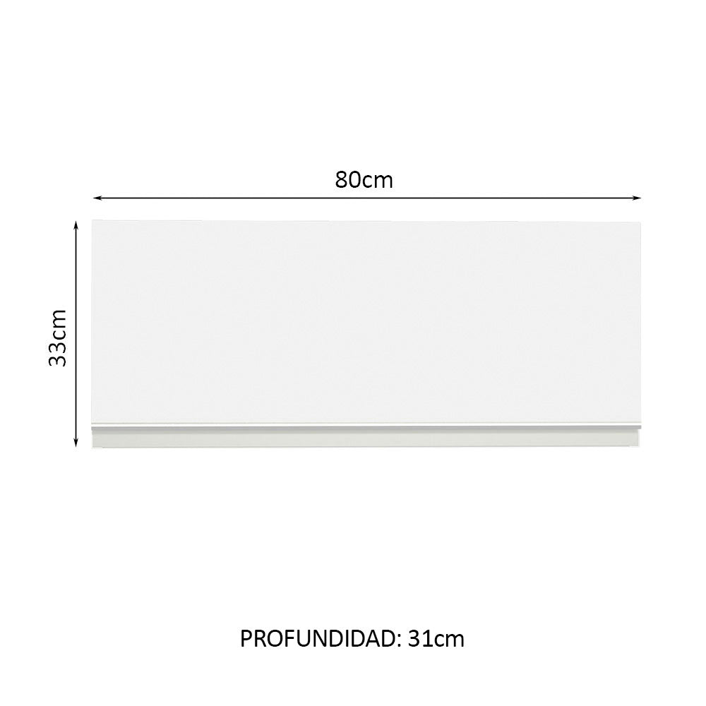 Alacena 1 Puerta Rebatible Madesa - 80 Cm