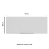 Alacena 80 cm 1 Puerta Stella Blanco