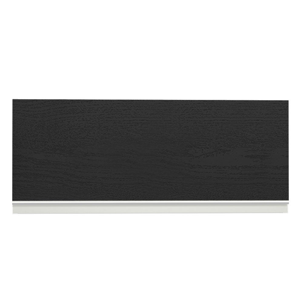 Alacena Gabinete Superior Madesa Glamy 80cm 1 Puerta Blanco/Negro