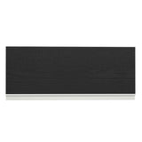 Alacena Gabinete Superior Madesa Glamy 80cm 1 Puerta Blanco/Negro