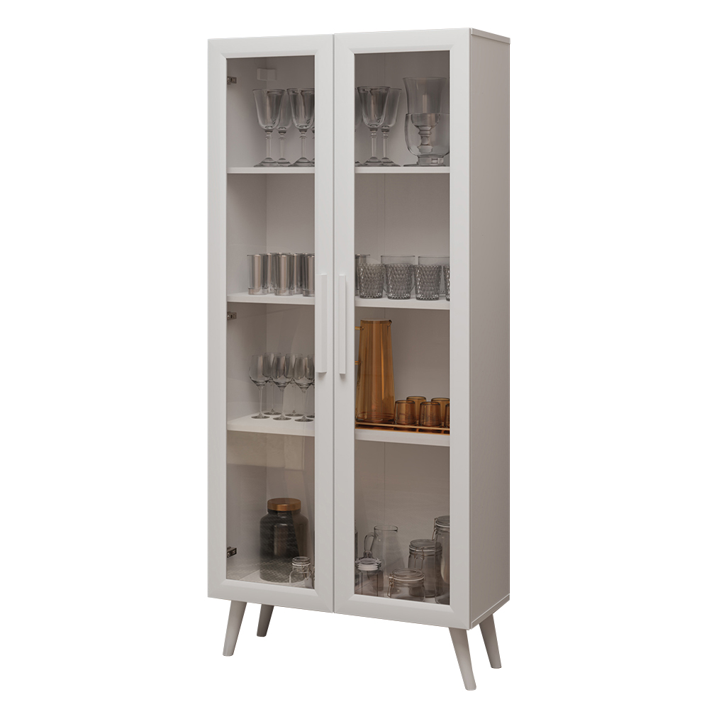 Cristalero Madesa 2 Puertas 70 cm con Patas BB