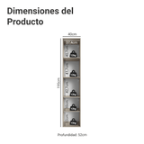 Despensero 40 cm Sin cajones 2 Puertas Nice Crema