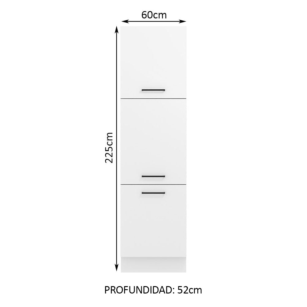 Despensero 60 cm 3 Puertas Blanco Agata Madesa