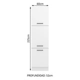 Despensero 60 cm 3 Puertas Blanco Agata Madesa