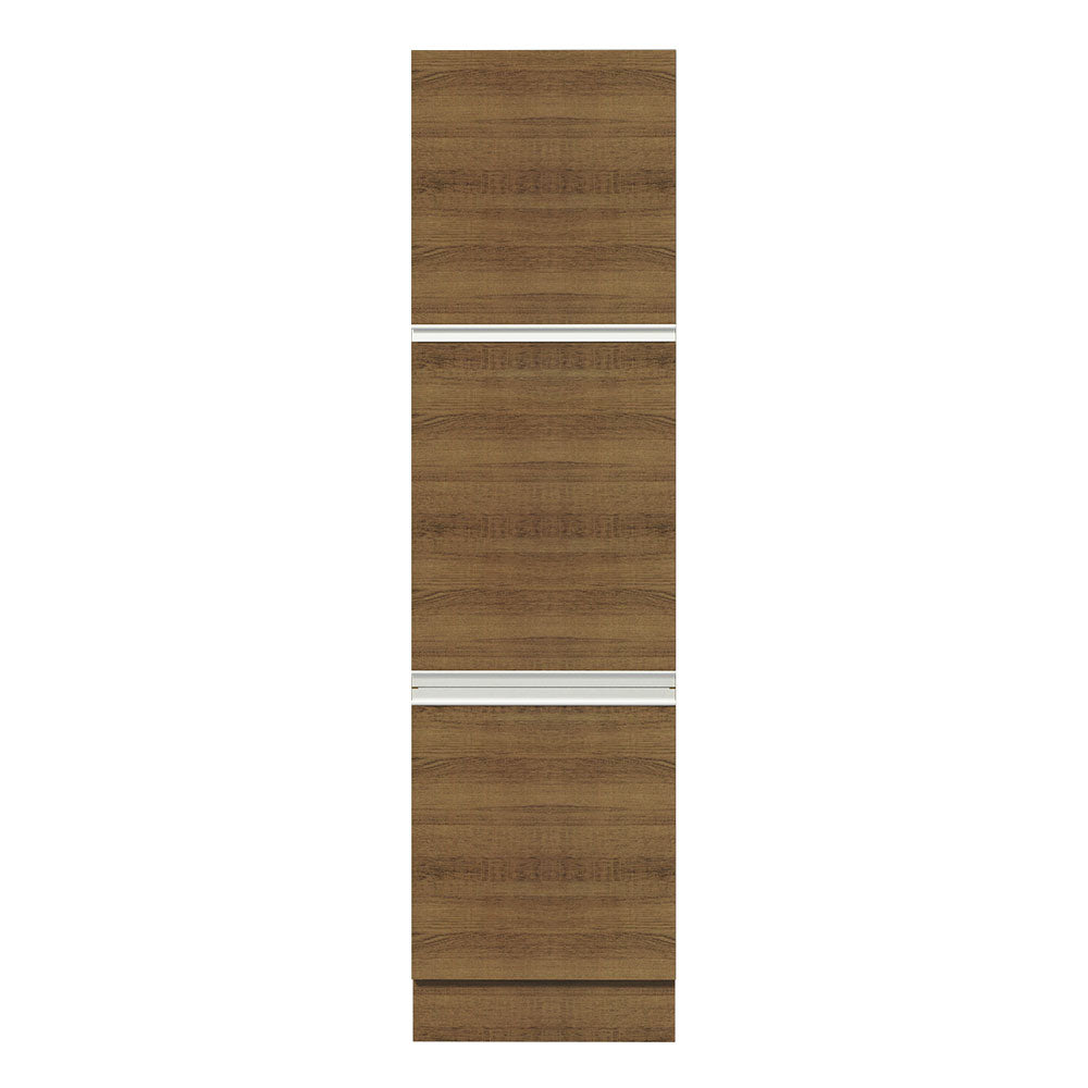 Bajo Mesada Organizador Madesa Glamy 60 cm 3 Puertas Marrón