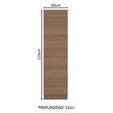 Despensero 60 cm 3 Puertas Marrón Stella Madesa