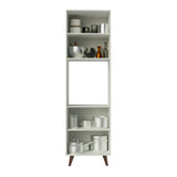 Mueble de cocina para Horno/ microondas Madesa Reims 60 cm 2 Puertas Blanco