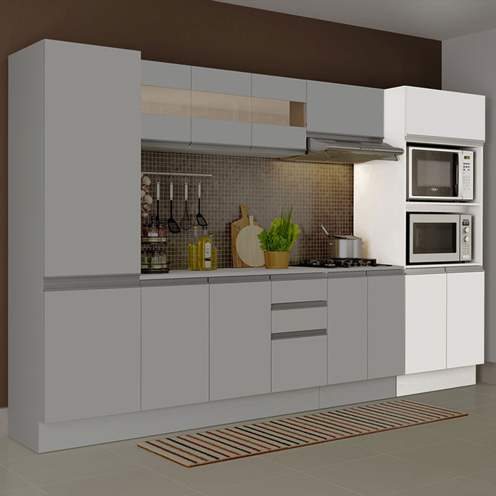 Mueble de Cocina para Horno Para 2 Hornos 100% MDF Blanco Smart Madesa