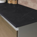 Tapa para Bajo Mesada 120 x 52 cm 100% MDF Negro Madesa