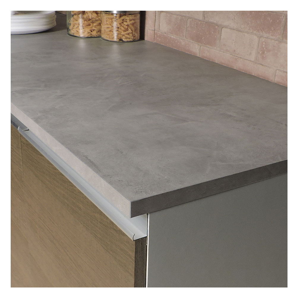 Tapa para Bajo Mesada 120 x 52 cm Gris Madesa