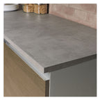 Tapa para Bajo Mesada 120 x 52 cm Gris Madesa