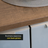 Tapa Para Bajo Mesada 150 cm Madesa Marrón