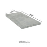 Tapa para Bajo Mesada 20 x 60 cm para Cocinas Madesa Glamy, Lux e Stella Mood