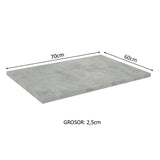 Tapa para Bajo Mesada 70 x 60 cm para Cocinas Lux, Glamy e Stella Mood Madesa