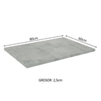 Tapa para Bajo Mesada 80 x 60 cm Gris Madesa