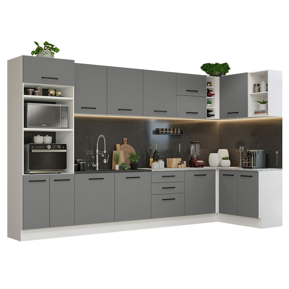Combo completo de Cocina Esquinera Madesa Agata 499cm BG 01