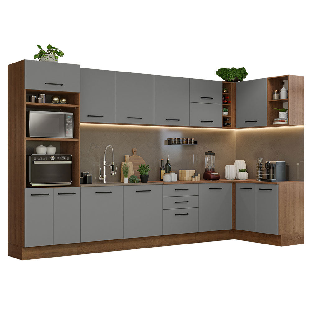 Combo completo de Cocina Esquinera Madesa Agata 499cm MG 01