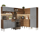 Combo completo de Cocina Esquinera Madesa Emilly 417cm MG