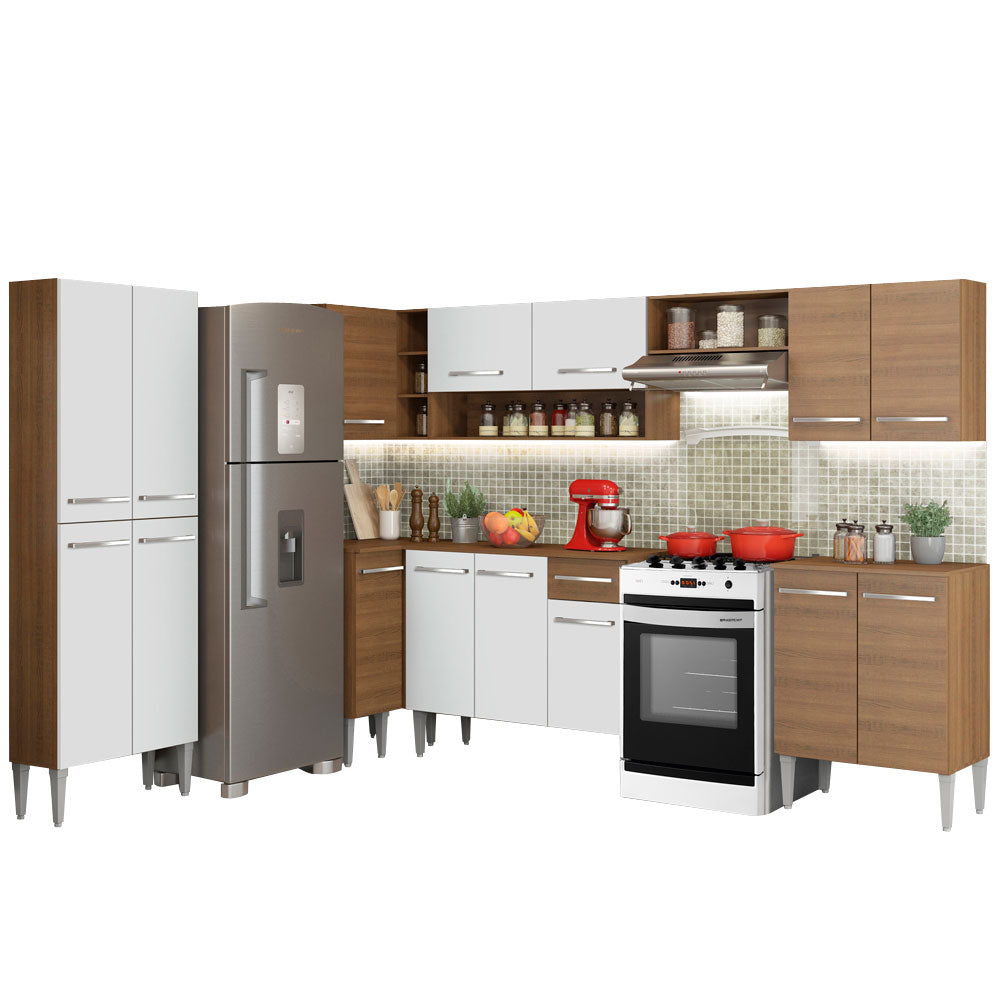 Combo completo de Cocina Esquinera 481cm Emilly Moon Madesa 01