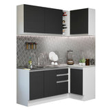 Combo completo de Cocina Esquinera Madesa Glamy 269cm BN 01
