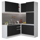 Combo completo de Cocina Esquinera Madesa Glamy 329cm BN 01