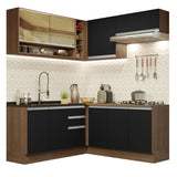 Combo completo de Cocina Esquinera Madesa Glamy 349cm MN 02