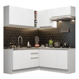 Combo completo de Cocina Esquinera 349cm Glamy Madesa 03