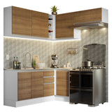 Combo completo de Cocina Esquinera Madesa 07 349cm Glamy
