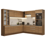 Combo completo de Cocina Esquinera Madesa Glamy 549cm MM 01