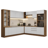 Combo completo de Cocina Esquinera Madesa Glamy 549cm MB 01
