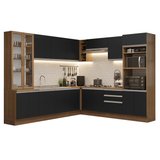 Combo completo de Cocina Esquinera Madesa Glamy 549cm MN 01