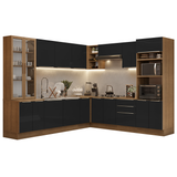 Combo completo de Cocina Esquinera Madesa Lux 566cm MN 01