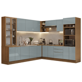 Combo completo de Cocina Esquinera Madesa Lux 566cm MG 01
