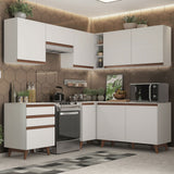 Combo completo de Cocina Esquinera Madesa Reims 392cm BB 01