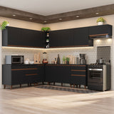 Combo completo de Cocina Esquinera Madesa Reims 512cm NN 01