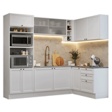 Cocina Esquinera 399 cm Vik Blanco 01
