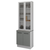 Cristalero con bajo mesada de Cocina 70cm Madesa Agata BG 01