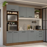 Combo completo de Cocina Madesa Agata 250cm MG 01