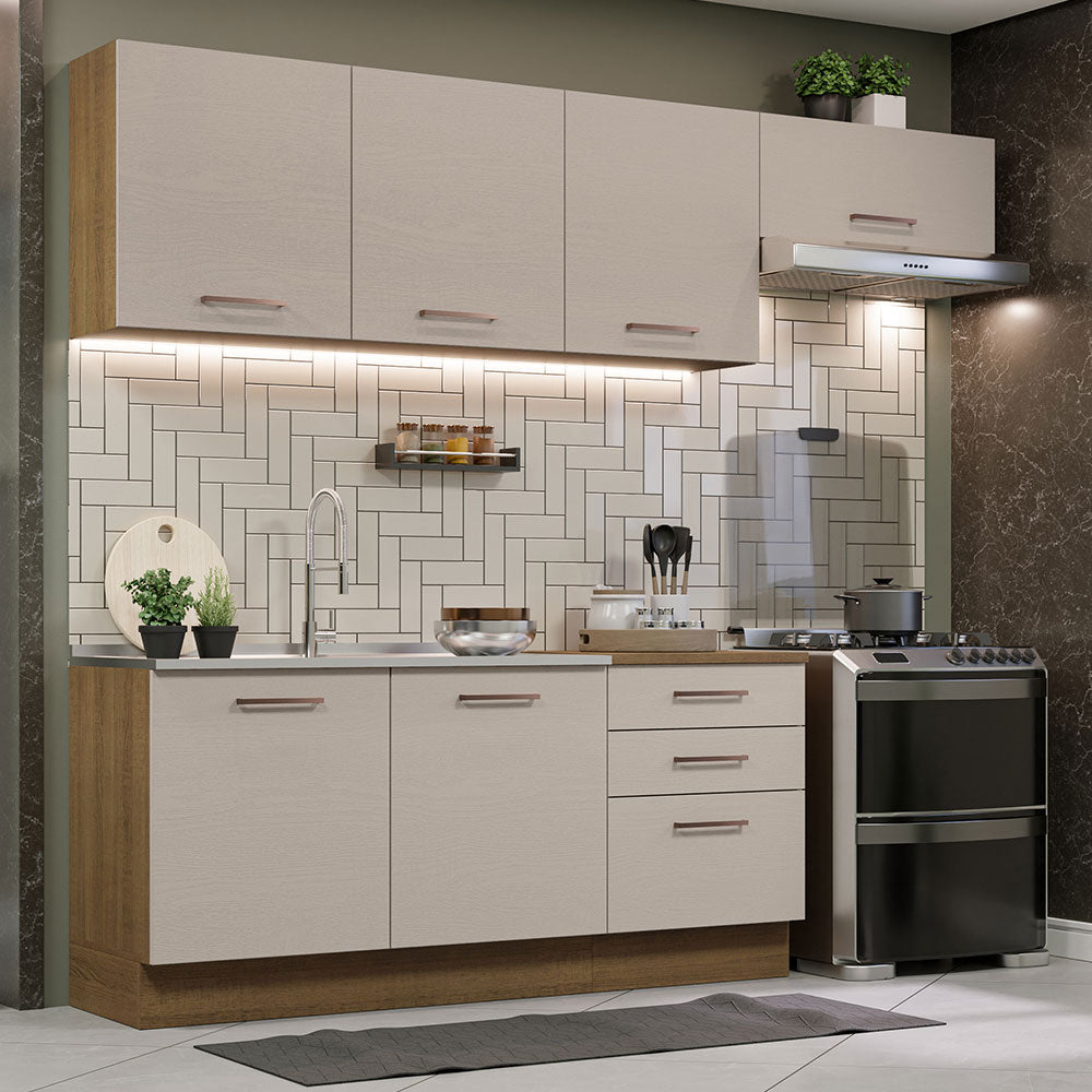 Combo completo de Cocina Madesa Agata 260cm MC 02
