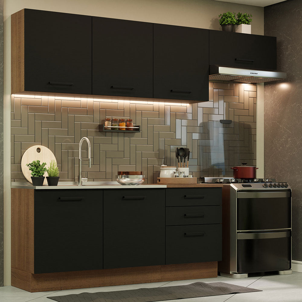 Combo completo de Cocina Madesa Agata 260cm MN 02