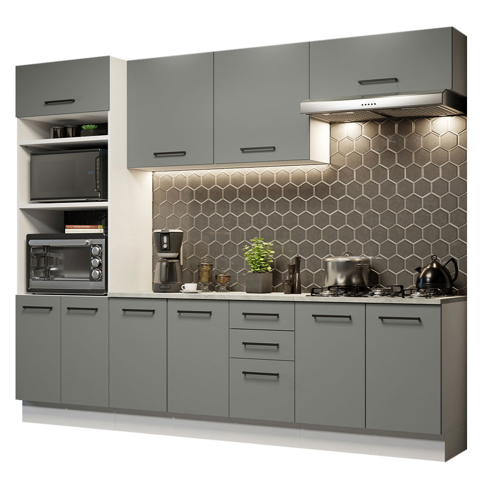 Combo completo de Cocina Madesa Agata 270cm BG 02