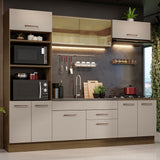 Combo de Cocina 270 cm Agata Marrón/Crema 03