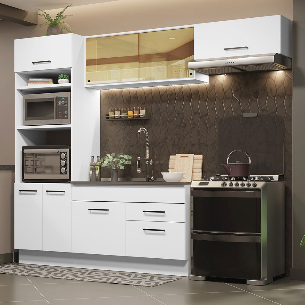 Combo completo de Cocina 270cm Agata Madesa 04 Blanco