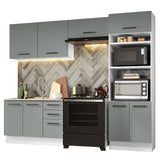 Combo completo de Cocina Madesa Agata 270cm BG 08