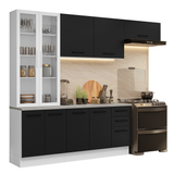 Combo completo de Cocina con Cristalero 270 cm Madesa Agata BN 11