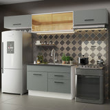 Combo completo de Cocina Madesa Agata 280cm BG 01