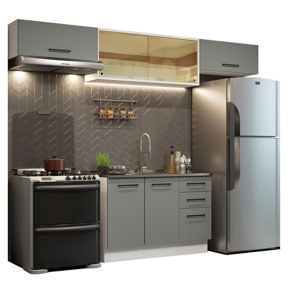 Combo completo de Cocina Madesa Agata 280cm BG 03