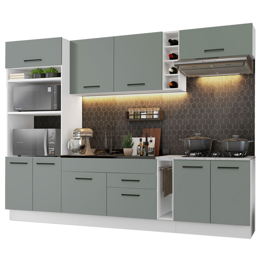 Combo completo de Cocina Madesa Agata 290cm BG 02